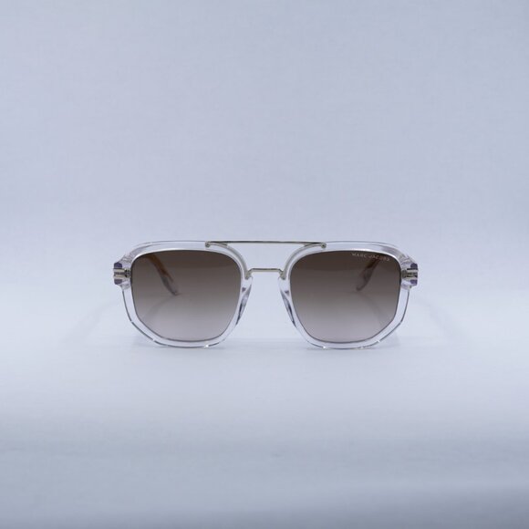 🕶️ New Marc Jacobs MARC588/S 0900HA Sunglasses -Crystal Frame, Brown Lenses - Picture 2 of 11